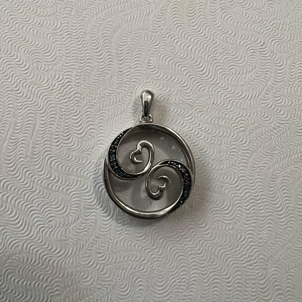 Two hearts pendant
